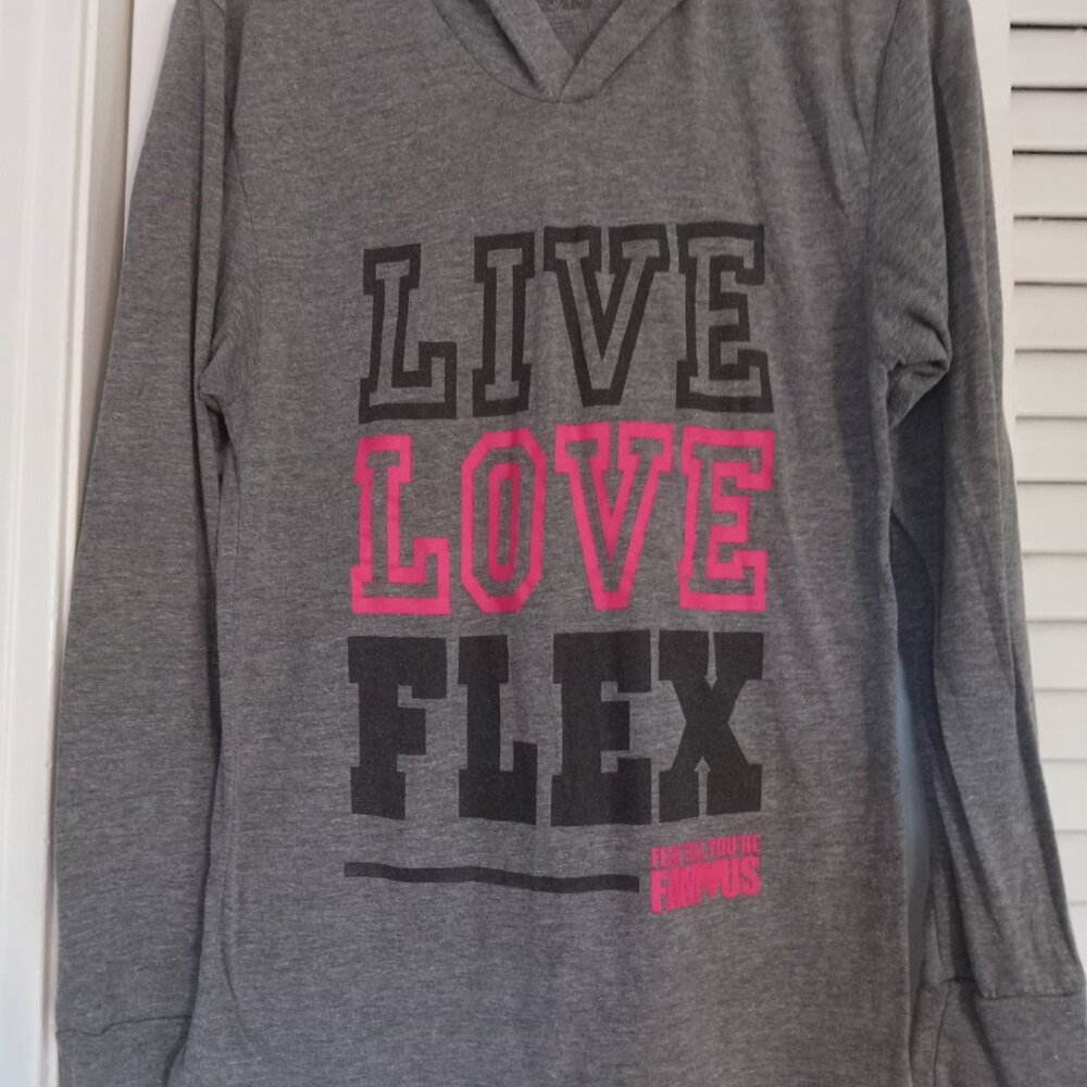 Flex Till You're Famous hooded pullover Size S